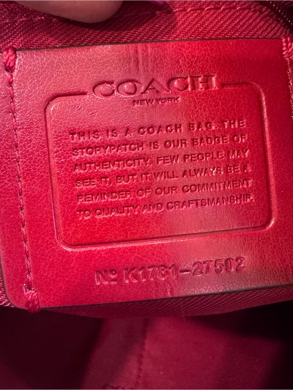 🍒COACH City Tote in Glitter Cherry Print Pebbled Leather (Style 27502) - Picture 4 of 16